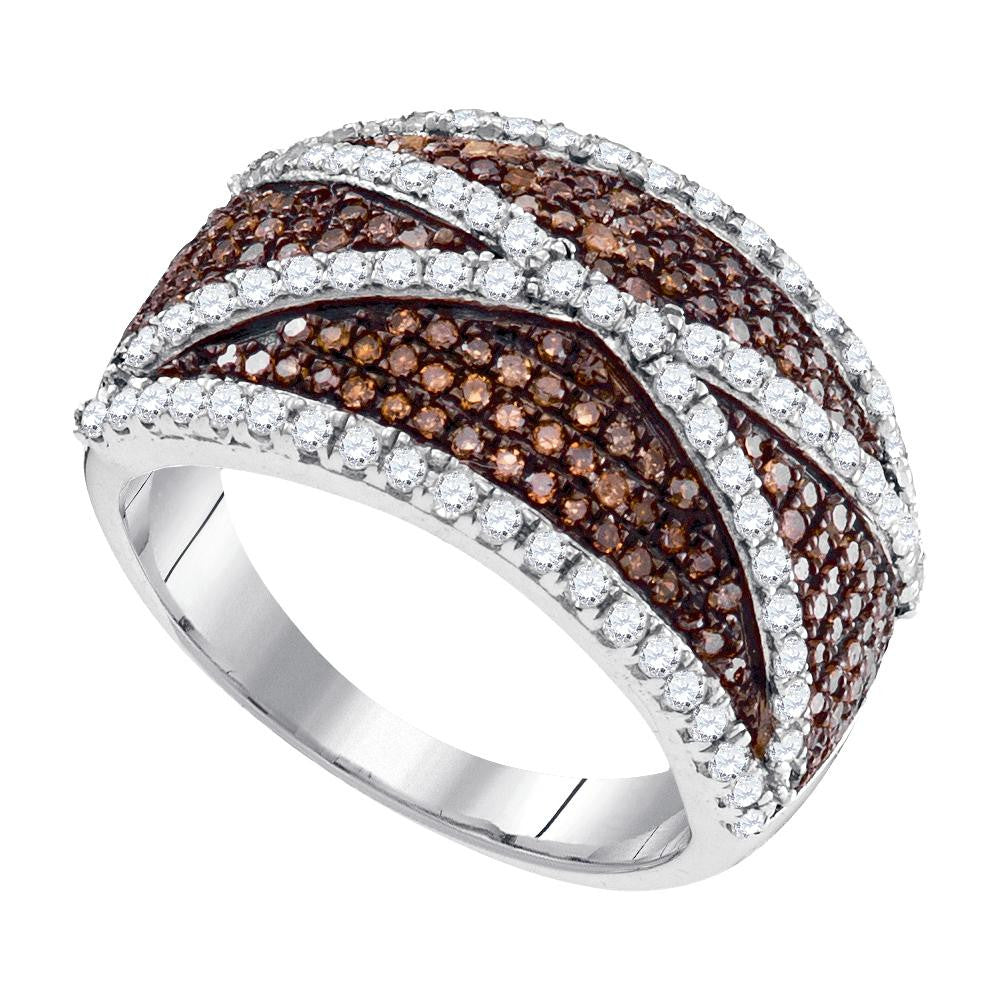 1 CTW-Diamond FASHION BROWN RING