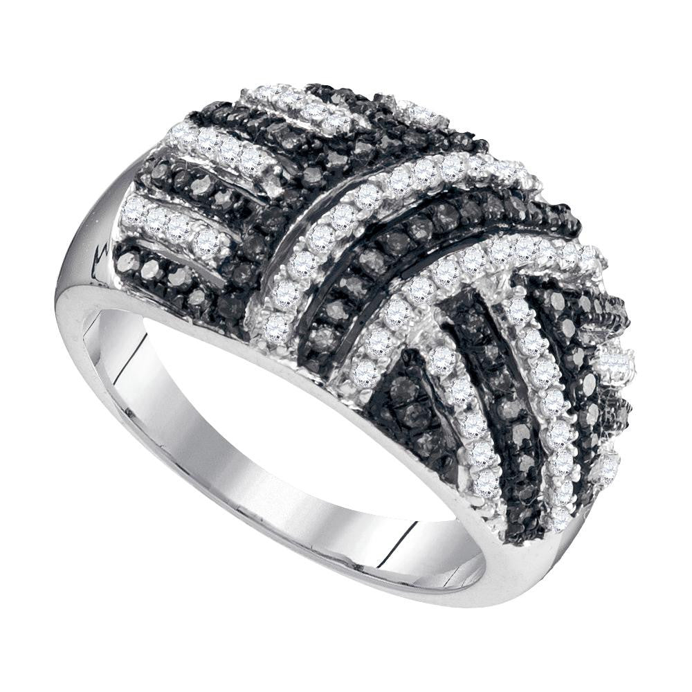 3-4CTW-Diamond FASHION BLACK RING