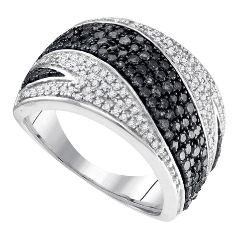 1-2CTW-Diamond FASHION BLACK RING