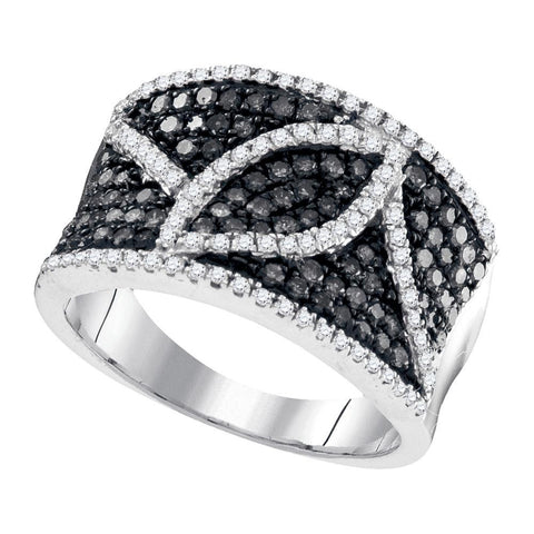 1 CTW-Diamond FASHION BLACK RING