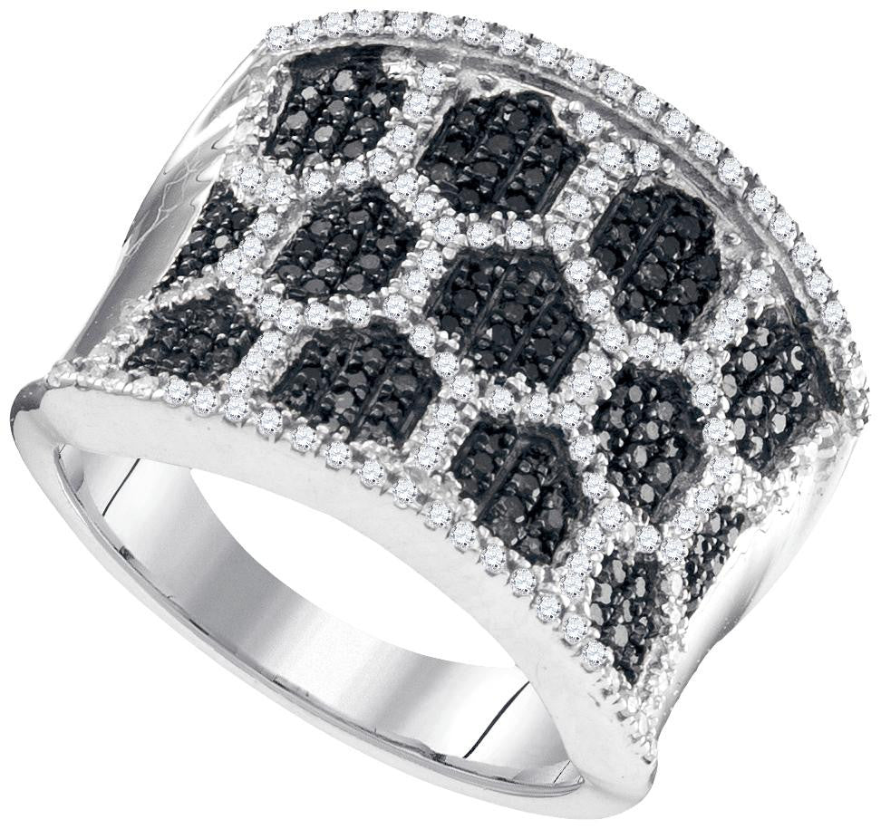 3-4CTW-Diamond FASHION BLACK RING