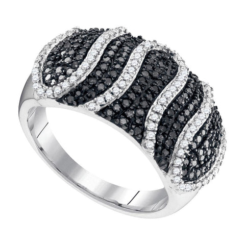 5-8CTW-Diamond FASHION BLACK RING