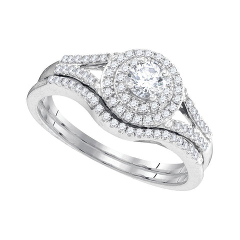 1-2CTW-Diamond 1-5CT-CRD BRIDAL SET