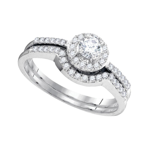 1-2CTW-Diamond 1-6CT-CRD BRIDAL SET