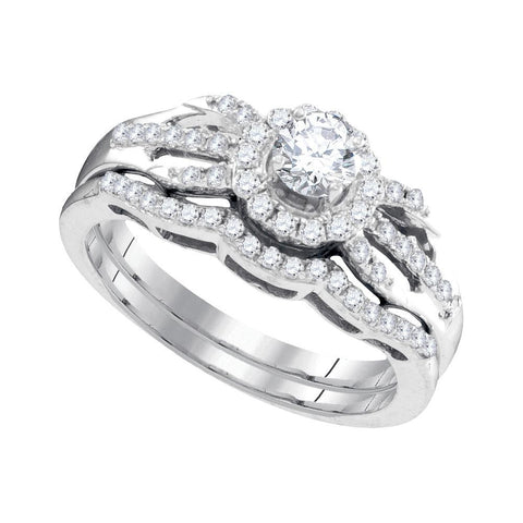 1-2CTW-Diamond 1-6CT-CRD BRIDAL SET