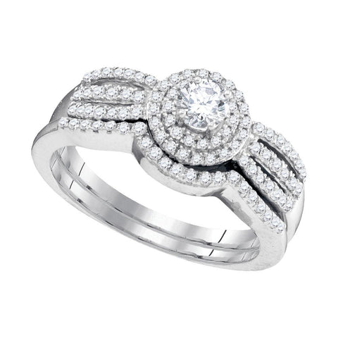 1-2CTW-Diamond 1-6CT-CRD BRIDAL SET