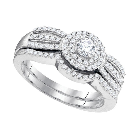 1-2CTW-Diamond 1-6CT-CRD BRIDAL SET