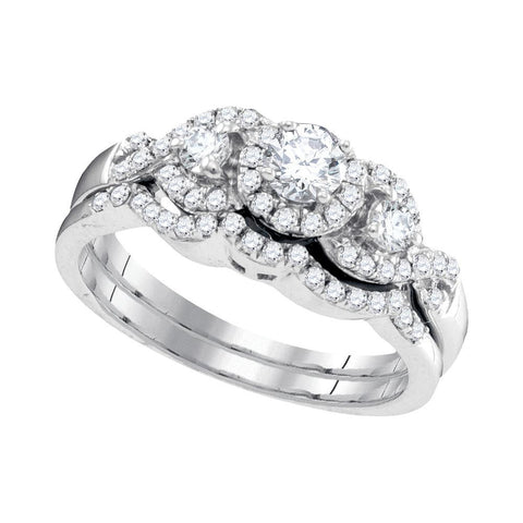 5-8CTW-Diamond 1-6CT-CRD BRIDAL SET