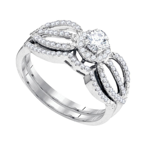 1-2CTW-Diamond 1-6CT-CRD BRIDAL SET