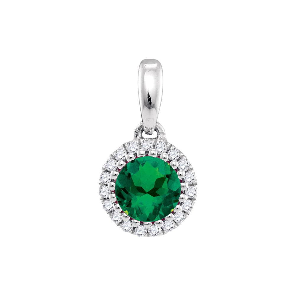 1-12CTW-Diamond 1-3(MIN)CT EME PENDANT