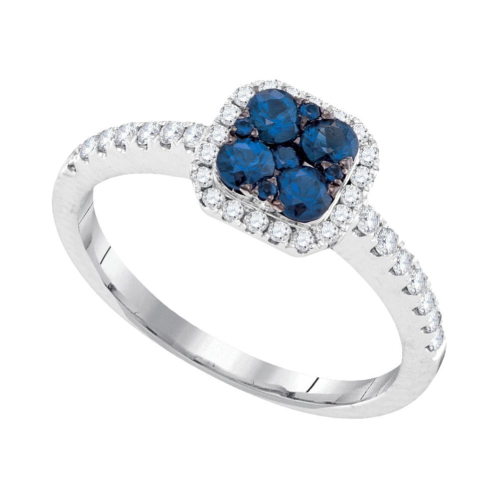 1-3CTW-Diamond 3-8(MIN)CT SAPPHIRE RING