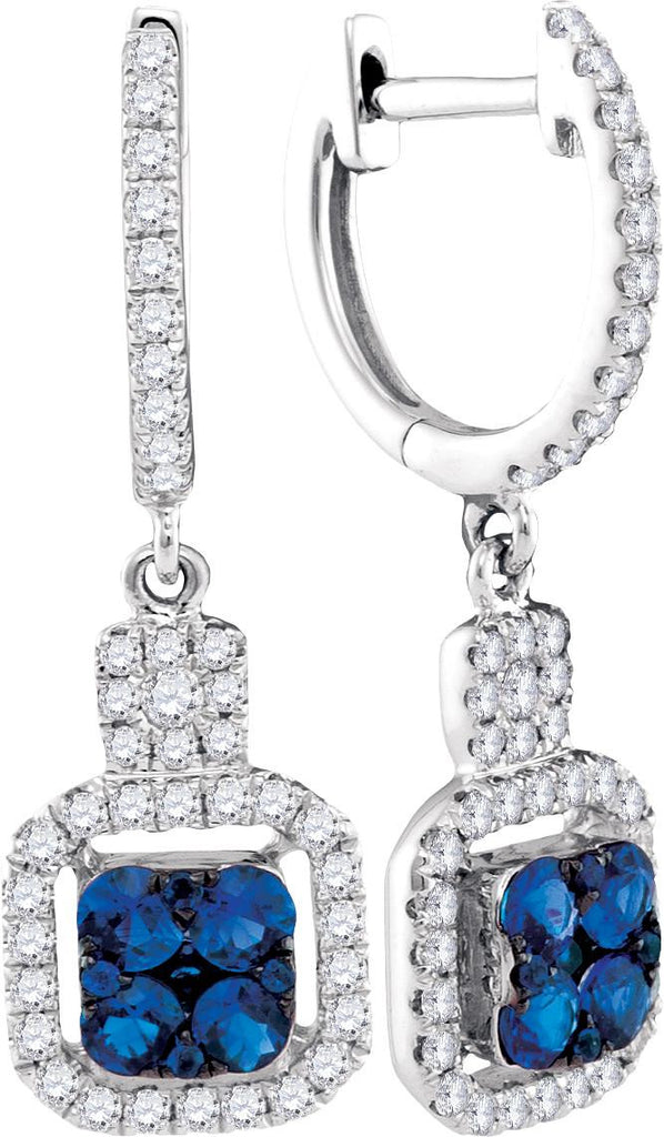 1-2CTW-Diamond 1-2(MIN)CT SAPP EARRINGS