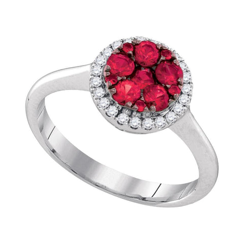 1-8CTW-Diamond 1-2(MIN)CT RUBY RING