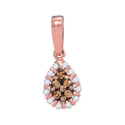 1-4CTW-Diamond FASHION BROWN PENDANT