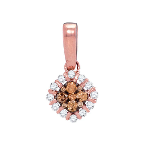 1-4CTW-Diamond BROWN  PENDANT