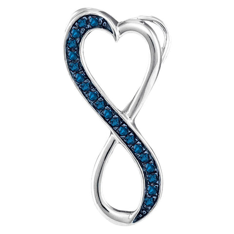 1-10CTW-Diamond BLUE FASHIION PENDANT