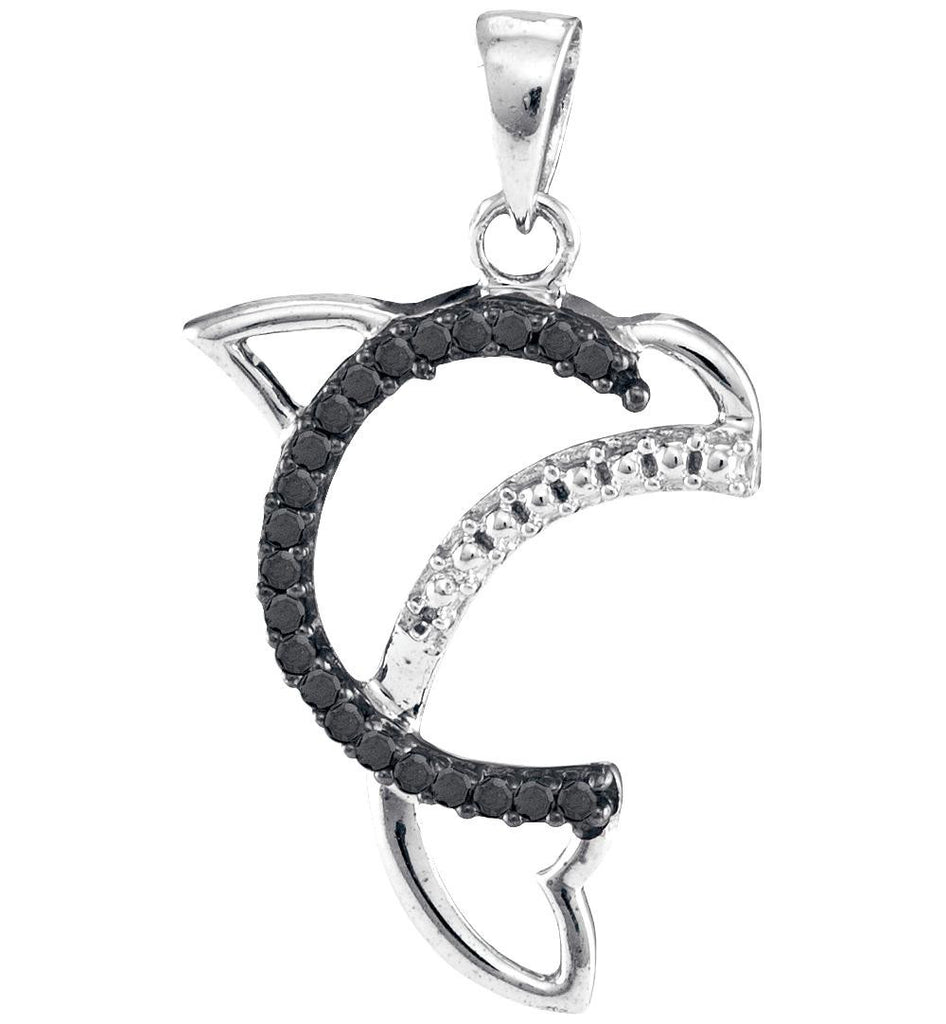 1-10CTW-Diamond FASHION BLACK PENDANT