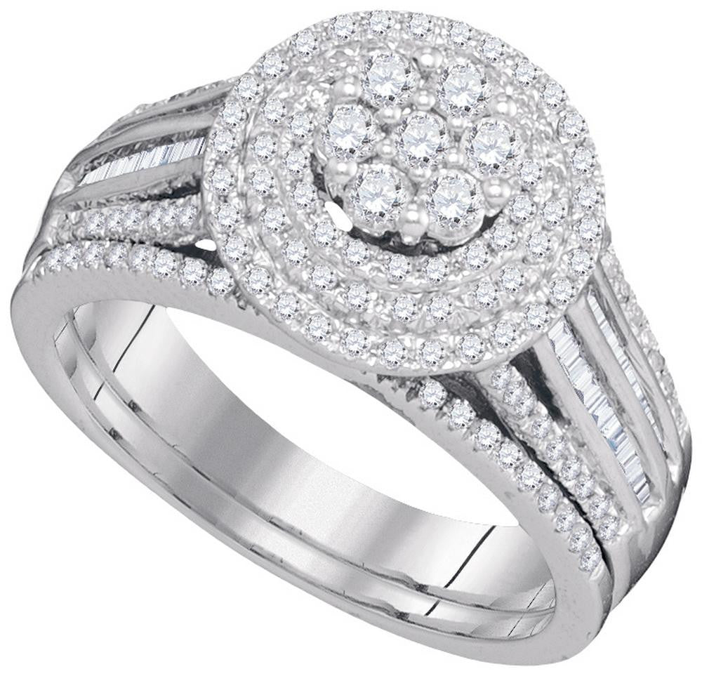 1 CTW-Diamond BRIDAL RING