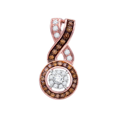 1-4CTW-Diamond BROWN  PENDANT