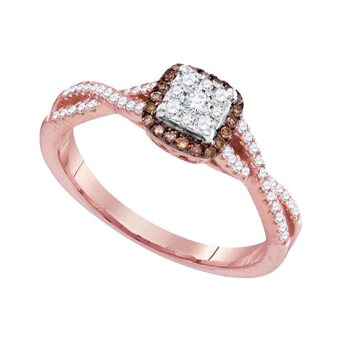 1-3CTW-Diamond BROWN  RING