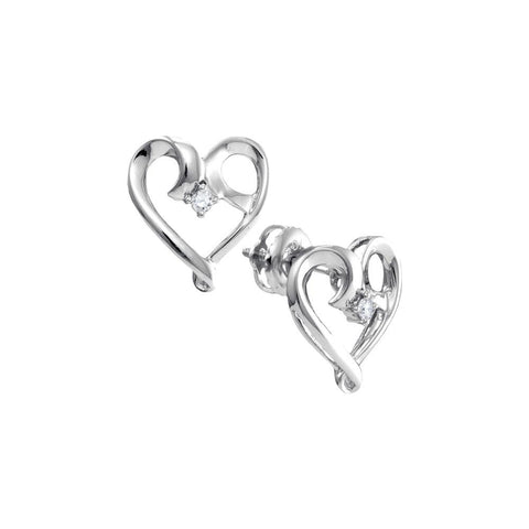 1-20CTW-Diamond HEART EARRINGS