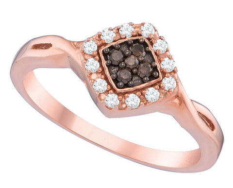 1-5CTW-Diamond BROWN  RING