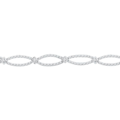 1  1-2CTW-Diamond FASHION BRACELET