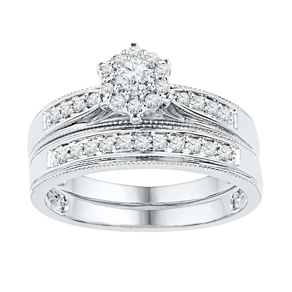 3-8CTW-Diamond BRIDAL SET