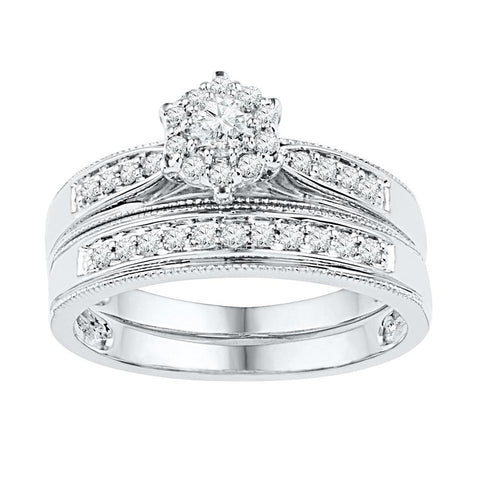 3-8CTW-Diamond BRIDAL SET