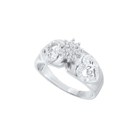 1-10CTW -Diamond CLUSTER RING