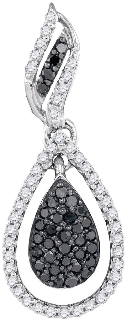 1-3CTW-Diamond FASHION BLACK PENDANT