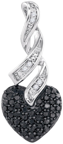 1-3CTW-Diamond FASHION BLACK PENDANT