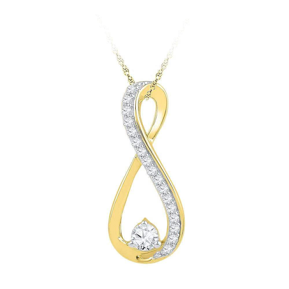 1-4CTW-Diamond FASHION PENDANT