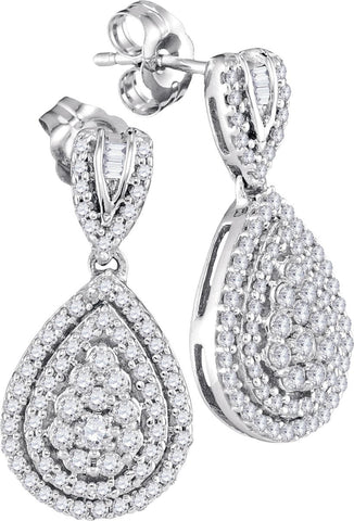 7-8CTW-Diamond FASHION EARRINGS