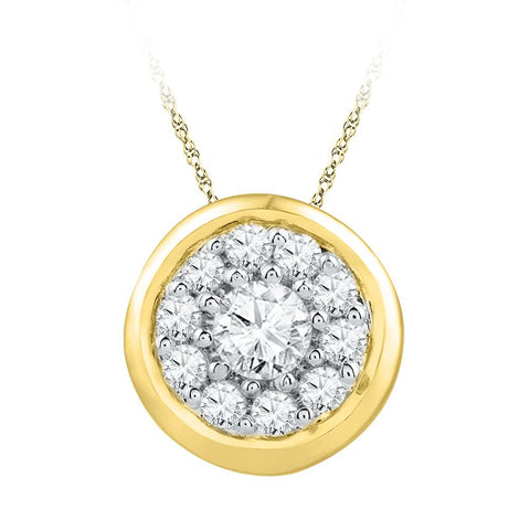 1-4CTW-Diamond FASHION PENDANT