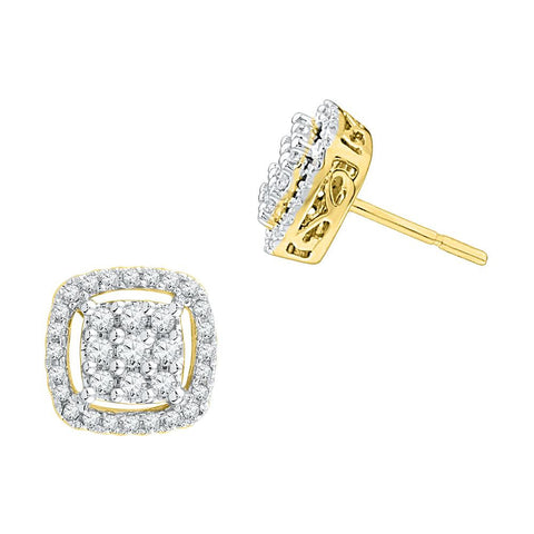 1-2CTW-Diamond FASHION EARRINGS