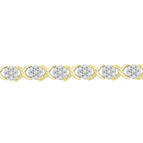 1-4CTW-Diamond FASHION BRACELET