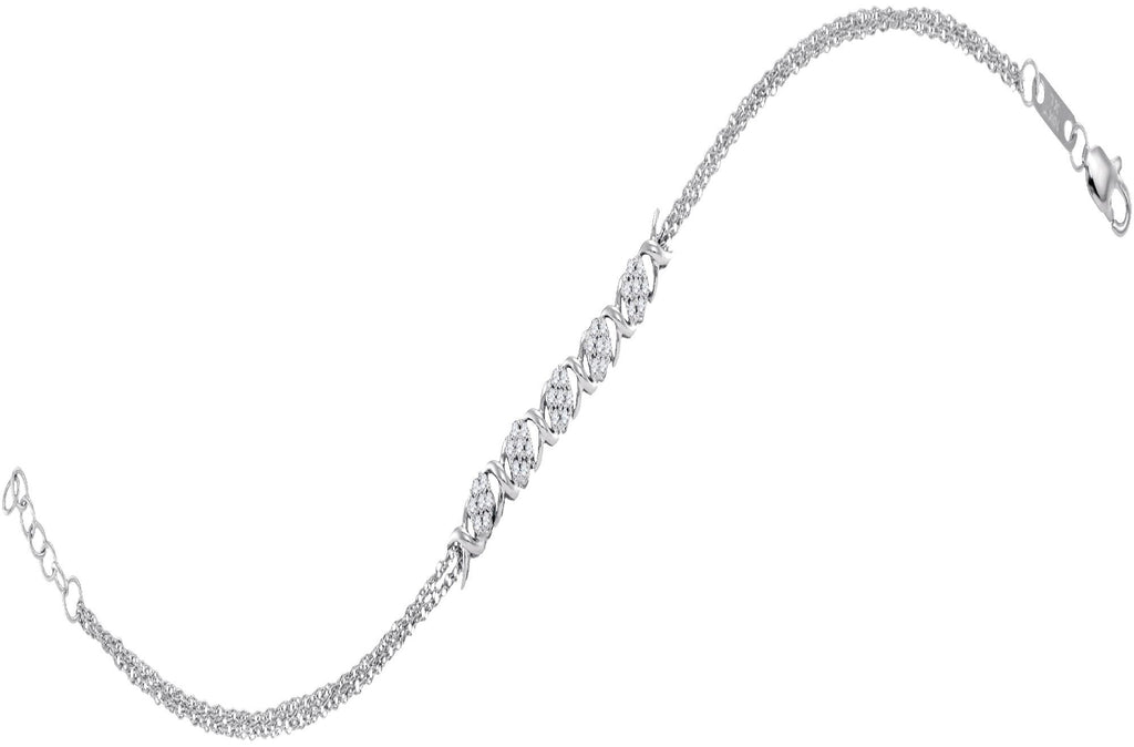 1-4CTW-Diamond FASHION BRACELET