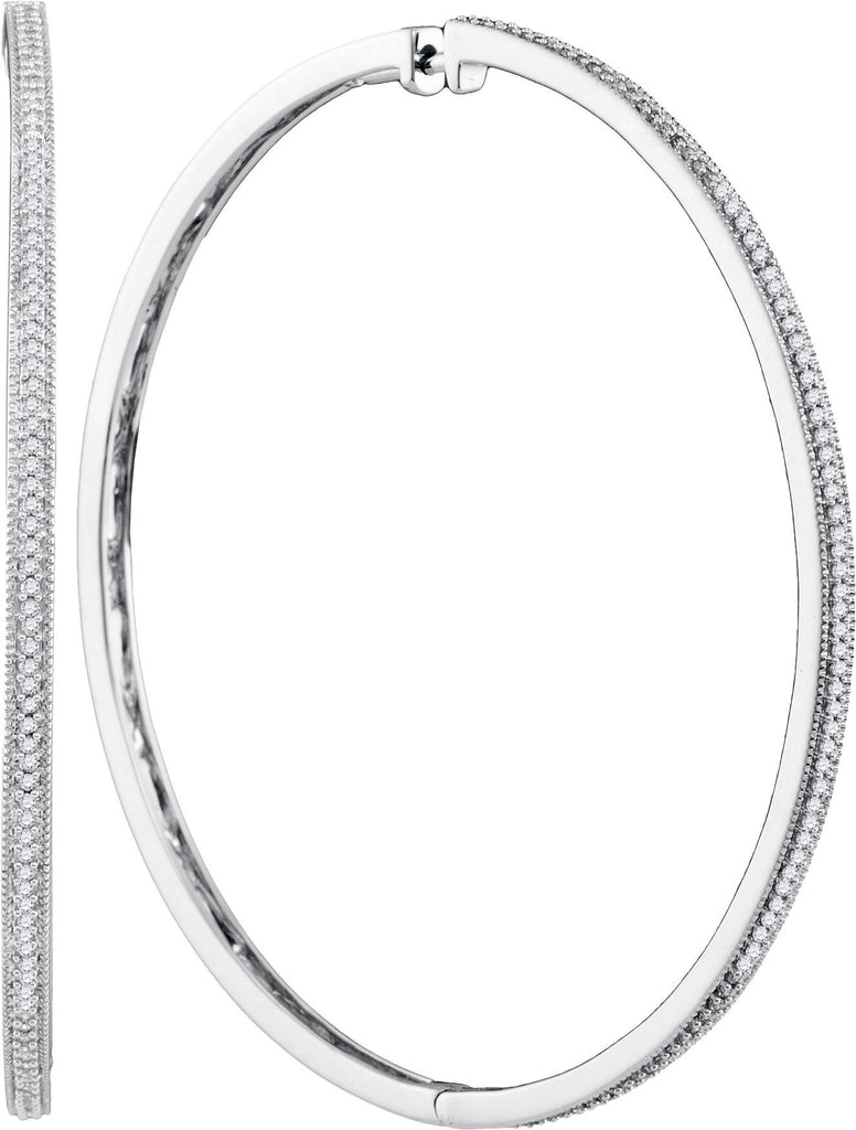 1-2CTW-Diamond FASHION HOOPS