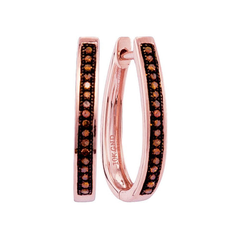 1-10CTW-Diamond FASHION RED HOOPS