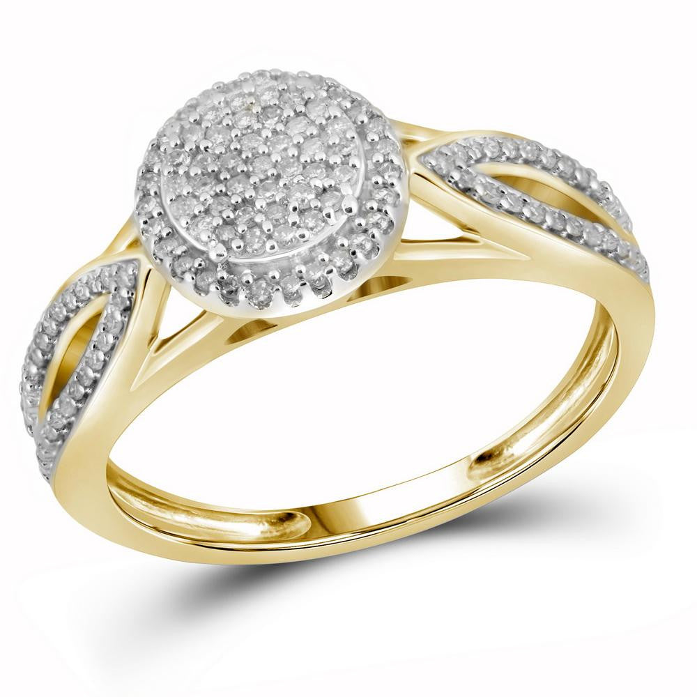 1-4CTW-Diamond MICRO-PAVE BRIDAL RING