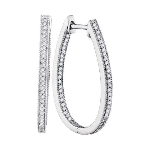 1-3CTW-Diamond FASHION HOOPS