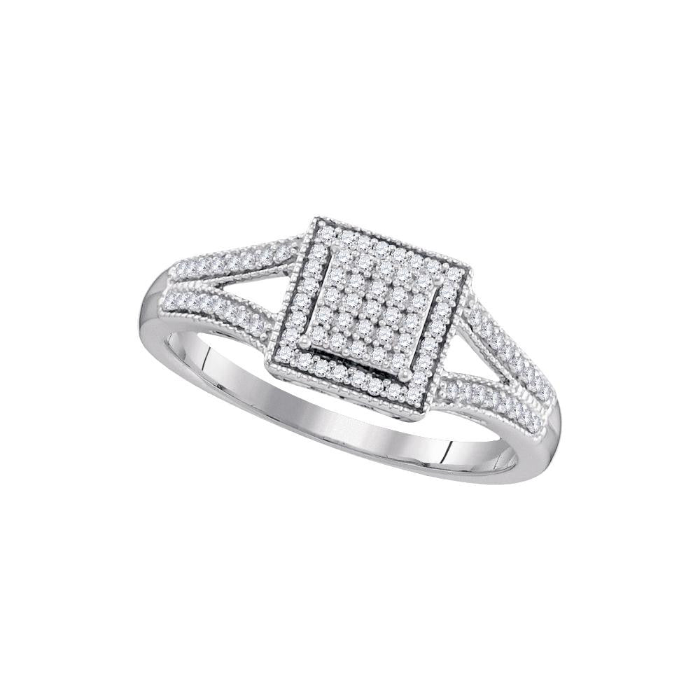 1-5CTW-Diamond MICRO-PAVE BRIDAL RING