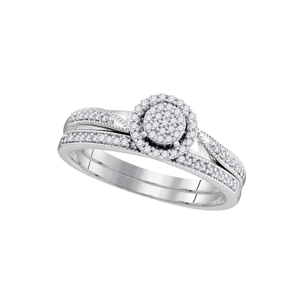 1-5CTW-Diamond MICRO-PAVE BRIDAL RING