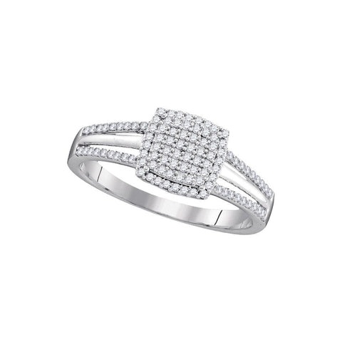 1-4CTW-Diamond MICRO-PAVE BRIDAL RING