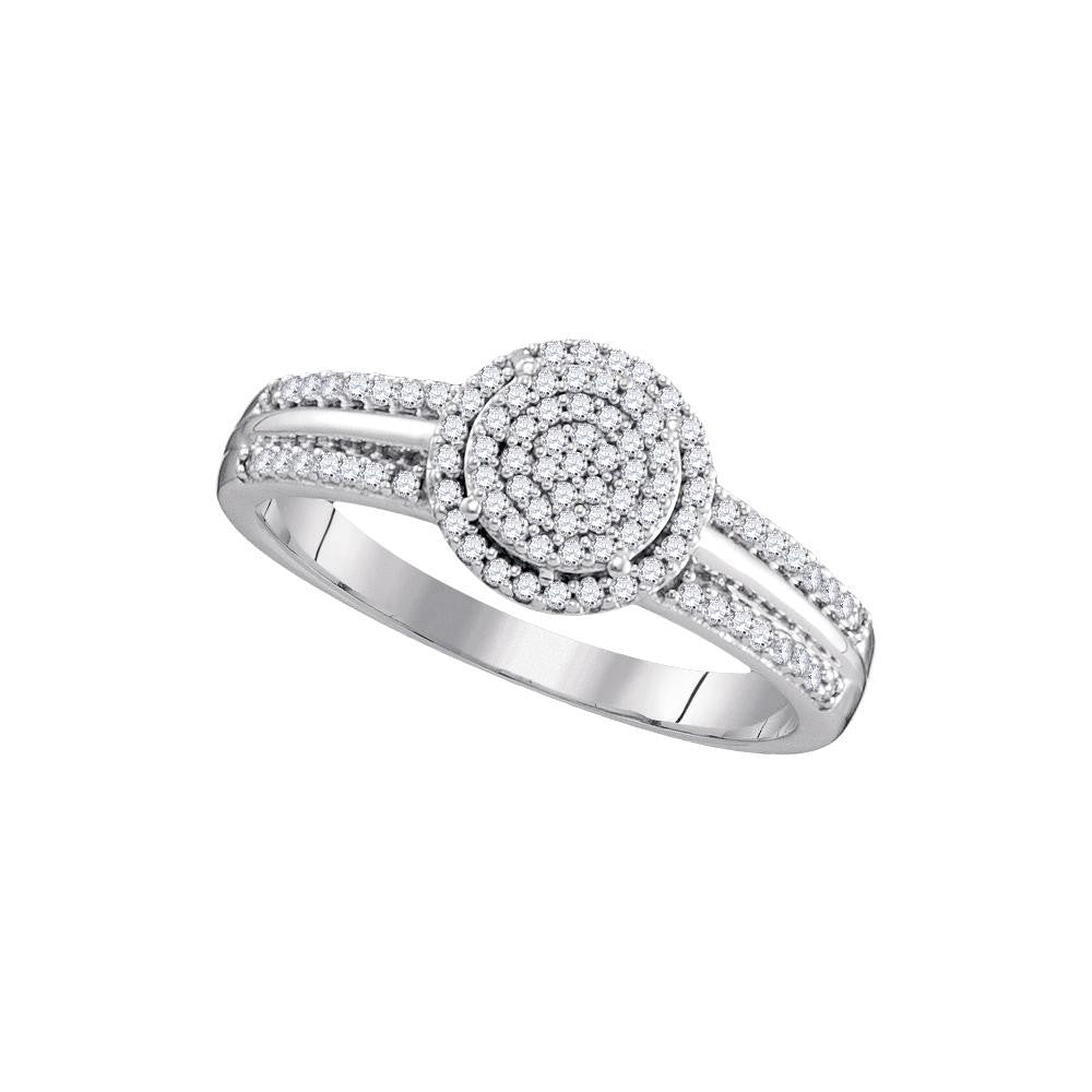 1-4CTW-Diamond MICRO-PAVE BRIDAL RING