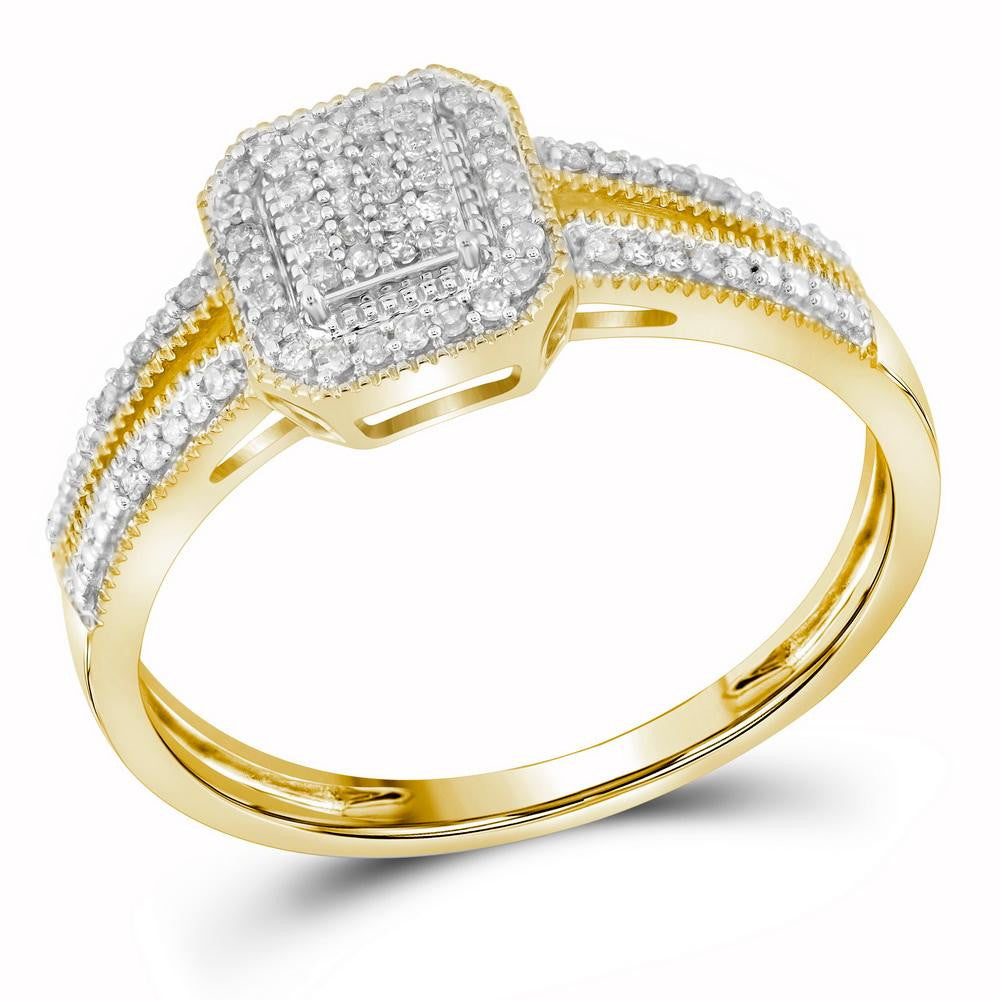 1-6CTW-Diamond MICRO-PAVE FASHION RING