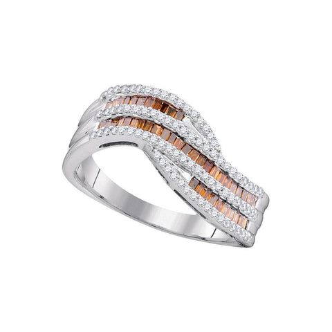 1-2CTW-Diamond RED MICRO-PAVE RING