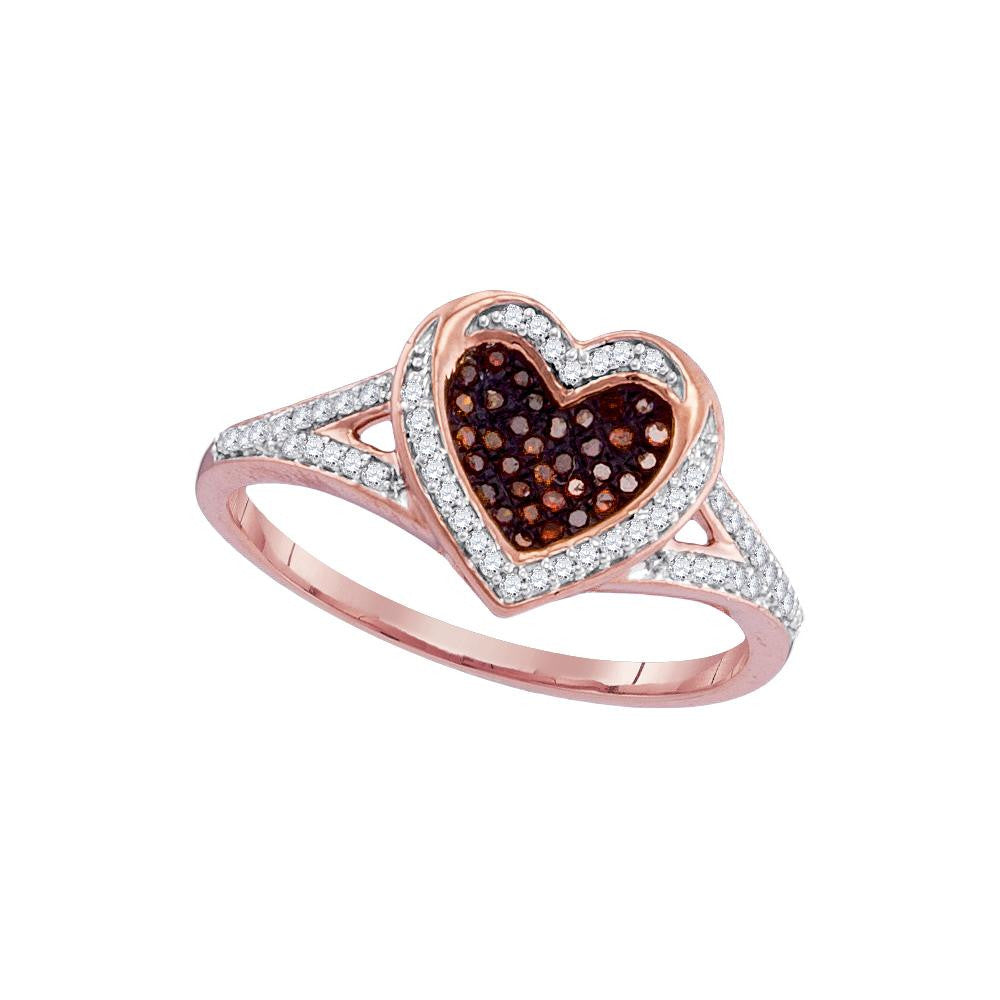 1-5CTW-Diamond RED MICRO-PAVE RING