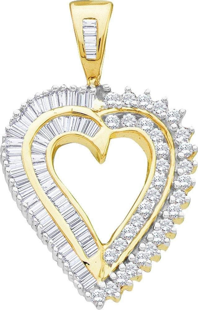 1 CT-Diamond HEART PENDANT